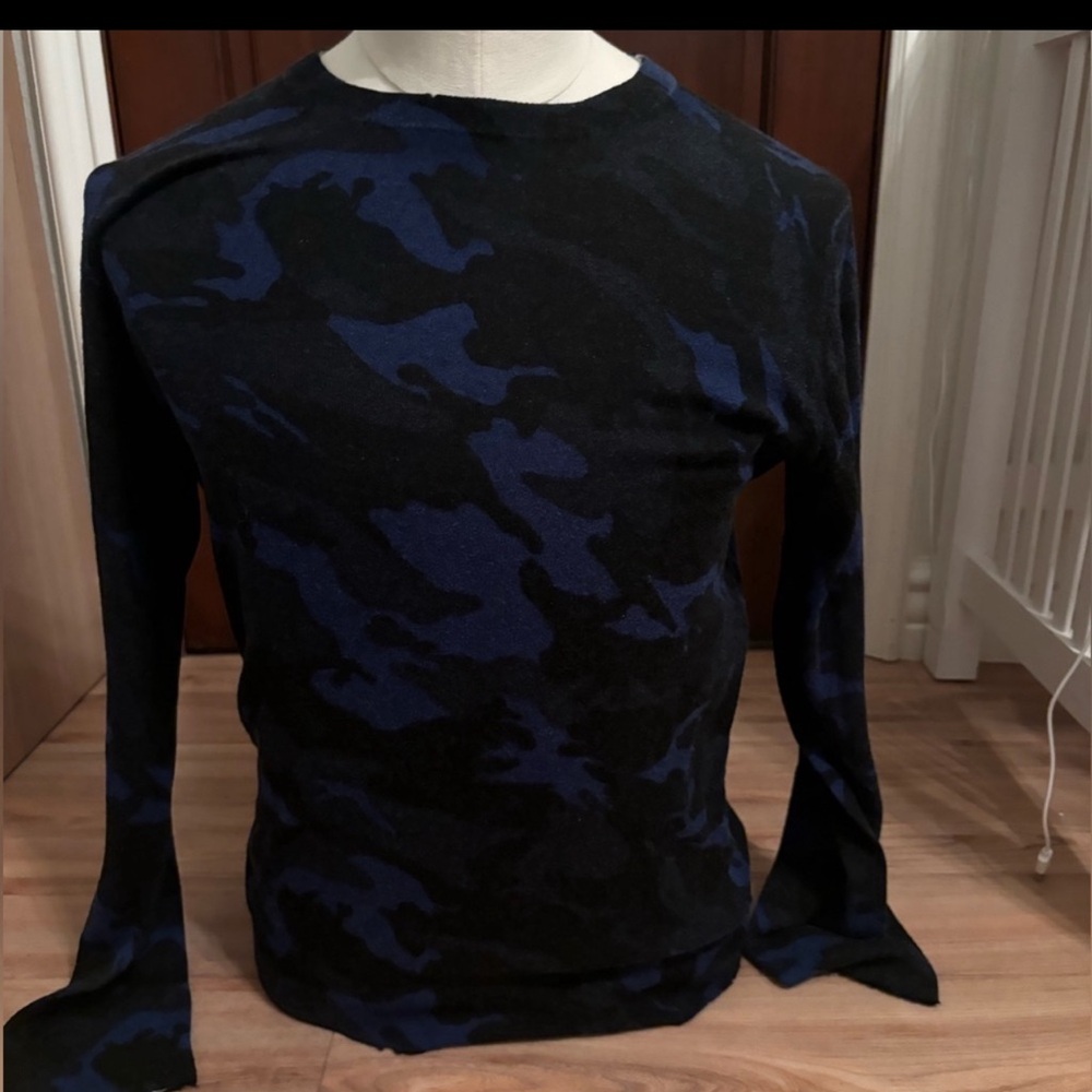 Zadig & Voltaire Kennedy Cashmere Sweater black and blue